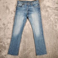 Levi's 501XX Jeans Men's 31X31 (Tag 31X30) Blue Button Fly Straight Leg