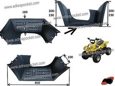 Cales pieds ATV / Quad chinois 50 à 110cc 4T