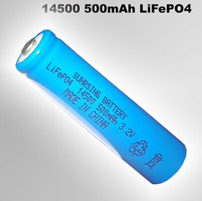 IFR 14500 500mAh 3,2V LiFePO4