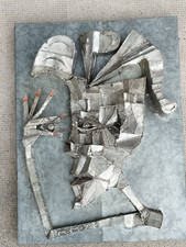 Sculpture design métal soude