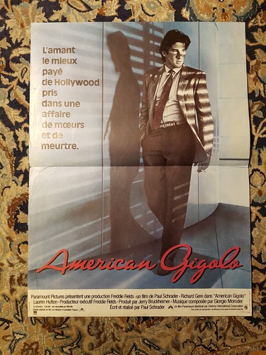 Affiche 1980 american gigolo - american,
