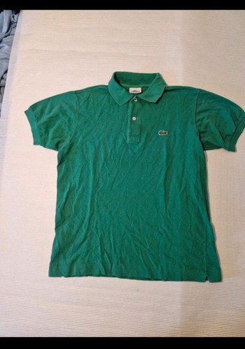 Lacoste polo homme vert - , uni