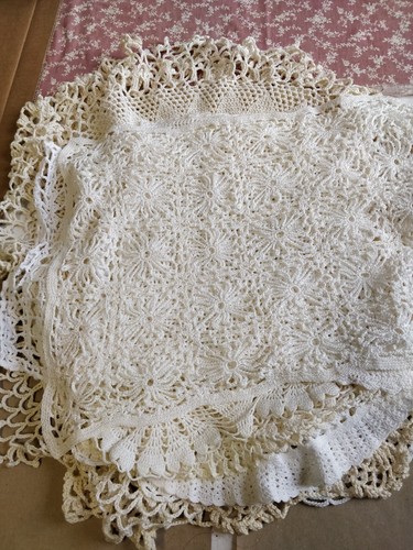 Lot napperons vintage - de,