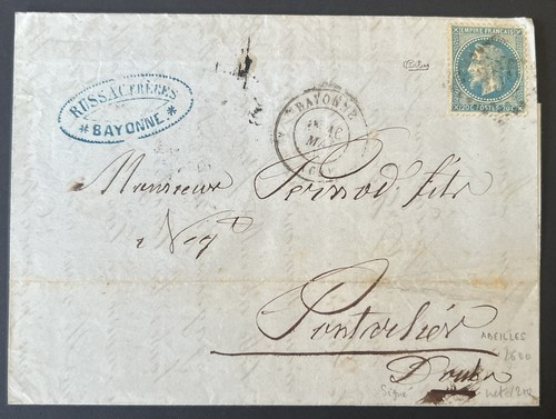 Timbre lettre classique - , 29bc