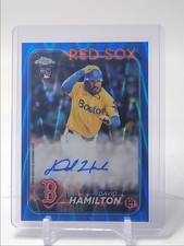 DAVID HAMILTON 2024 TOPPS CHROME ROOKIE BLUE RAYWAVE RC AUTO /150 Q1739