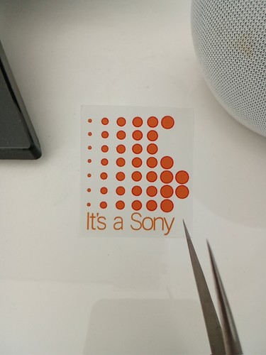 Stickers a sony de - 10,