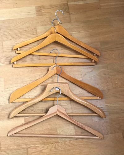 Lot anciens cintres - lot, bois