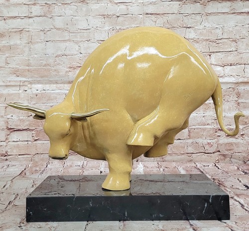Statue taureau bronze - statue,