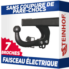 Pour Toyota RAV4 3/5P Hayon 00-06 Attelage fixe+faisceau 7 broches