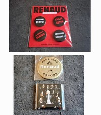 Renaud 4 Badges + 2 Magnets