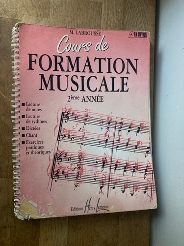 Cours formation musicale - de,