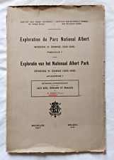 Exploration du Parc National Albert : Mission Damas 1935 - 1936 Congo Belge