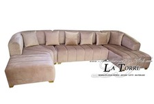 Sofa 3 Places Design Moderne Double Peninsula Avec Ou Sans Net Matelas Faux Cuir