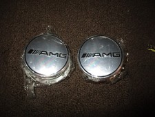 Brand new set of Four (4) Mercedes-Benz AMG wheel center caps E55 S63 C43 C63