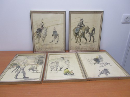 Série lithographies le - 5,