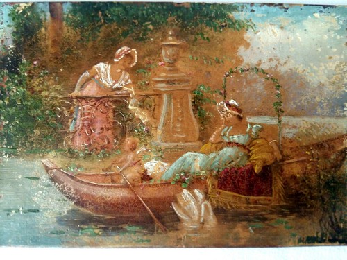 Huile sur bois peinture - sur,