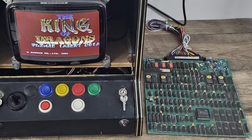 Roi des dragons pcb arcade - roi,