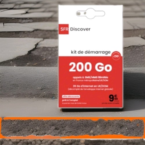 Carte sim sfr discover - 200, go
