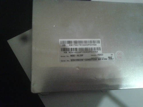 Clavier ordinateur portable - d,