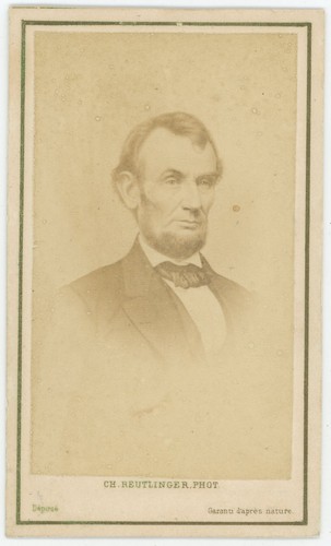 Cdv circa 1865 abraham - circa, 1865.