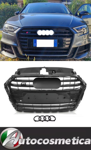Grille calandre masque noir - grille,