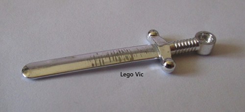Lego weapon sword chrome - weapon,