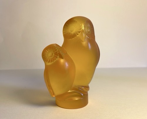 Figurine couple chouettes - figurine,