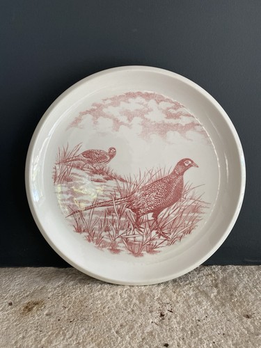 Assiette plate ancienne - assiette,