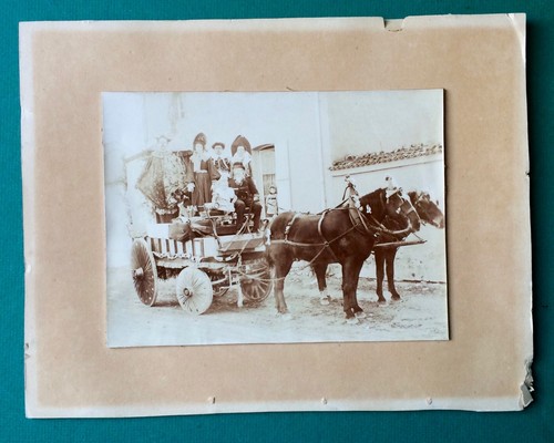 Photo ancienne carnaval char - photo,