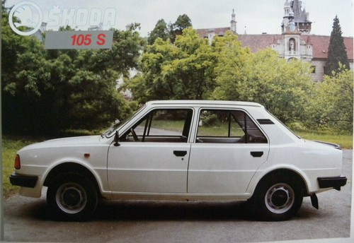 Brochure feuille skoda 105 s - feuille,