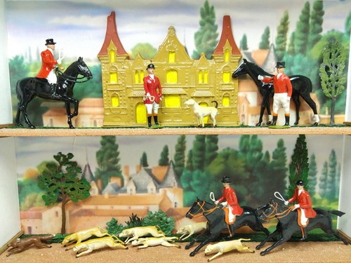 Diorama chasse à courre - chasse,