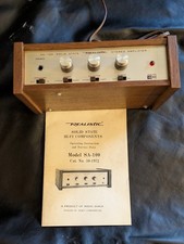 Vintage Realistic SA-100 Solid State HI FI Amplifier Manual Turns On