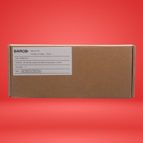 Barco r9867977 remote - barco, ir