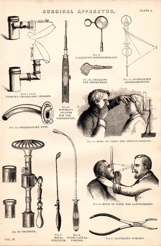 1868 imprimé chirurgical - 1868, imprimé~chirurgical