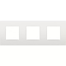 NIKO 120-76700 Plaque triple de recouvrement horizontale, entraxe 71mm - Intense