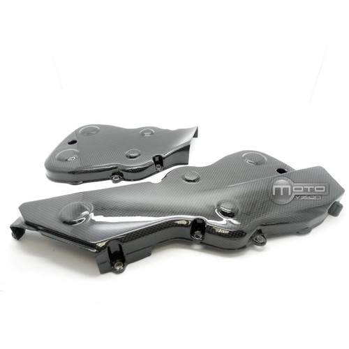 Caches courroie carbone ducati - carbone,