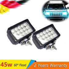 2x45w Phare de Travail Led Projecteur Rampe Feux Offroad 12V 24V Tracteur Camion