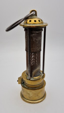 ANTIQUE BRITISH MINERS DOME TOP PROTECTOR DAVY LAMP