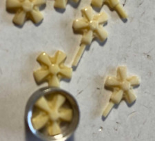 Lot of 8 Porsche plastic wheel interiors, 1/43rd model