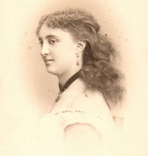 CDV 1870 Léontine Massin Luxury Artist & Cocotte / Prostitute Old Photo