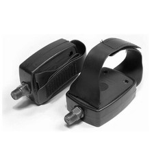 Coppia De Pédales De Vélo D'Intérieur Filet Petit 1/2 Avec Sangles