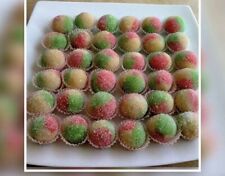 boule d’amande /pâtisserie oriental /gâteau fête /arc en ciel 