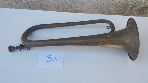 Ancien clairon militaire j - militaire,