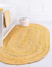 Tapis ovale 100 % coton