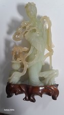 statuette en pierre dure  jade