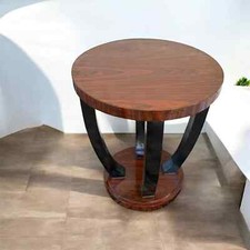 Table basse ronde en bois –