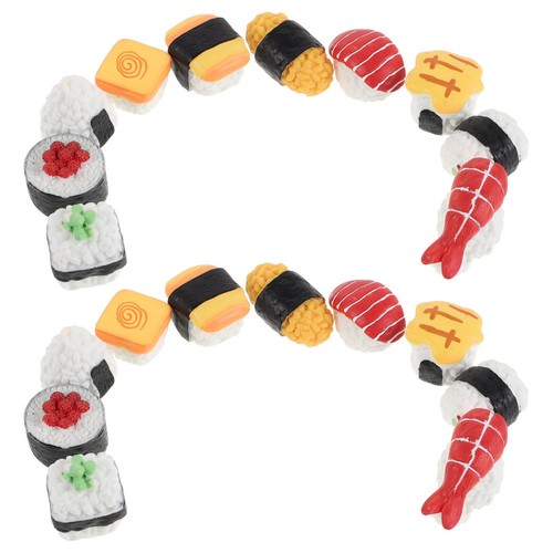 Miniature japanese sushi resin - japanese,