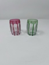 2 Gobelets En Cristal Doublé