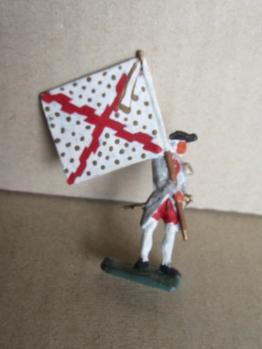 C373 plat etain soldat porte - c373,