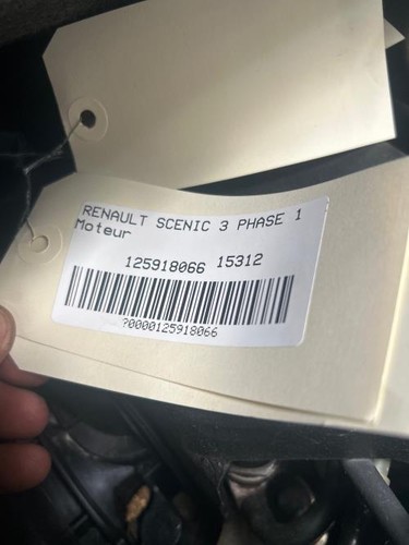 Moteur renault scenic phase - 3,